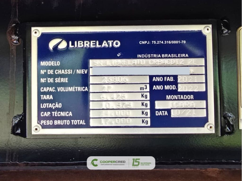 Bicaçamba Librelato 2021/2022 27m³