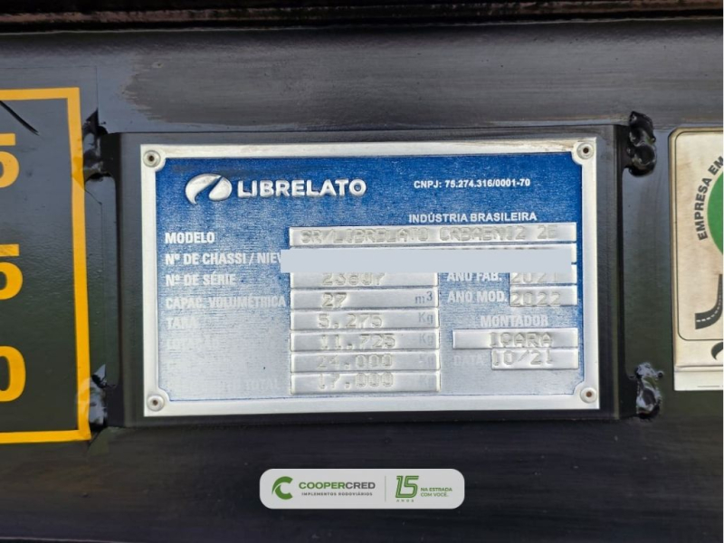 Bicaçamba Librelato 2021/2022 27m³