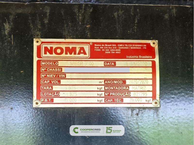 Rodotrem Graneleiro Noma 2020/2020